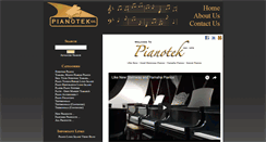Desktop Screenshot of pianotek.com